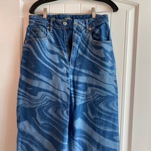 Wild Fable Swirl Pattern Jeans